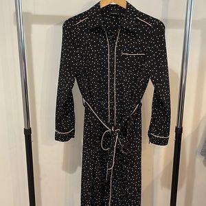 Long Sleeve Polka Dot Dress ⬛️⬛️